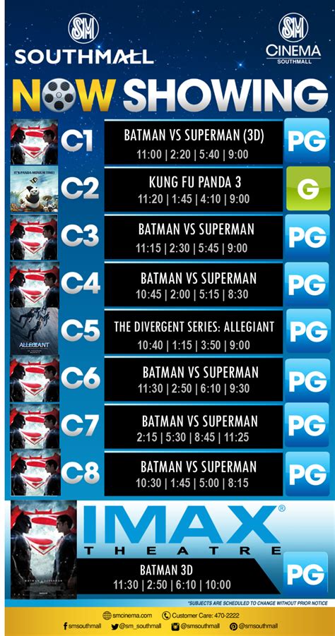 sm southmall cinema now showing